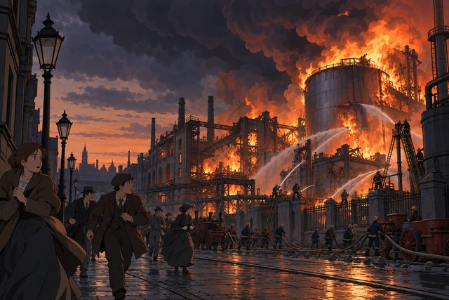 古德维尔化工厂爆炸·同人示意图(AI生成,非官方)