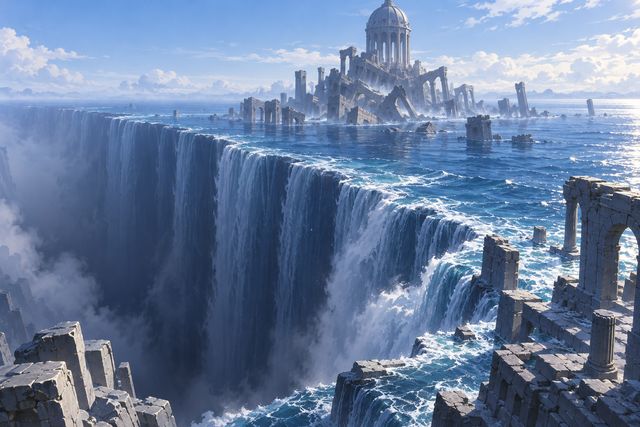 神战遗迹·同人示意图(AI生成,非官方)