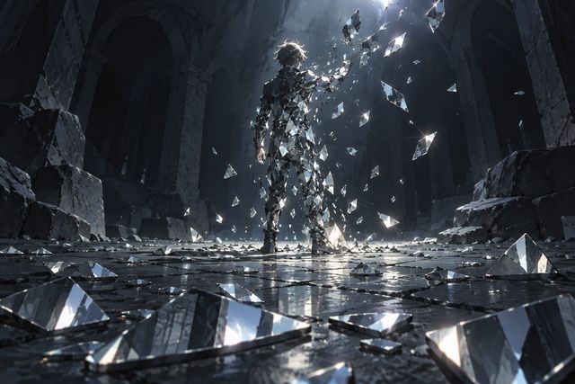 镜中人·同人示意图(AI生成,非官方)