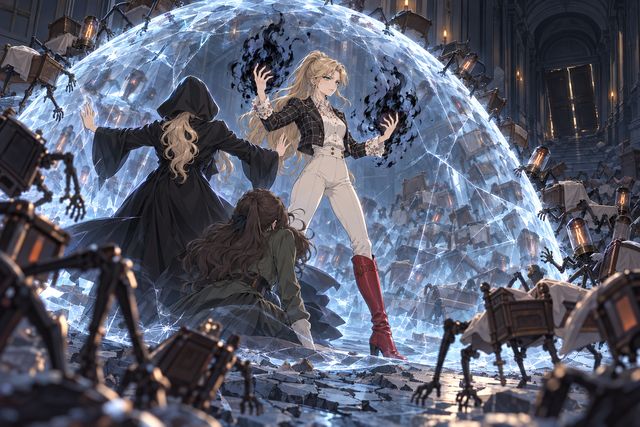 痛苦魔女·同人示意图（AI生成，非官方）